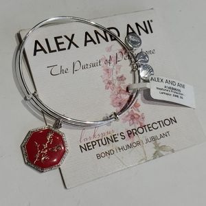 Alex and Ani July Birth Flower Larkspur Bracelet